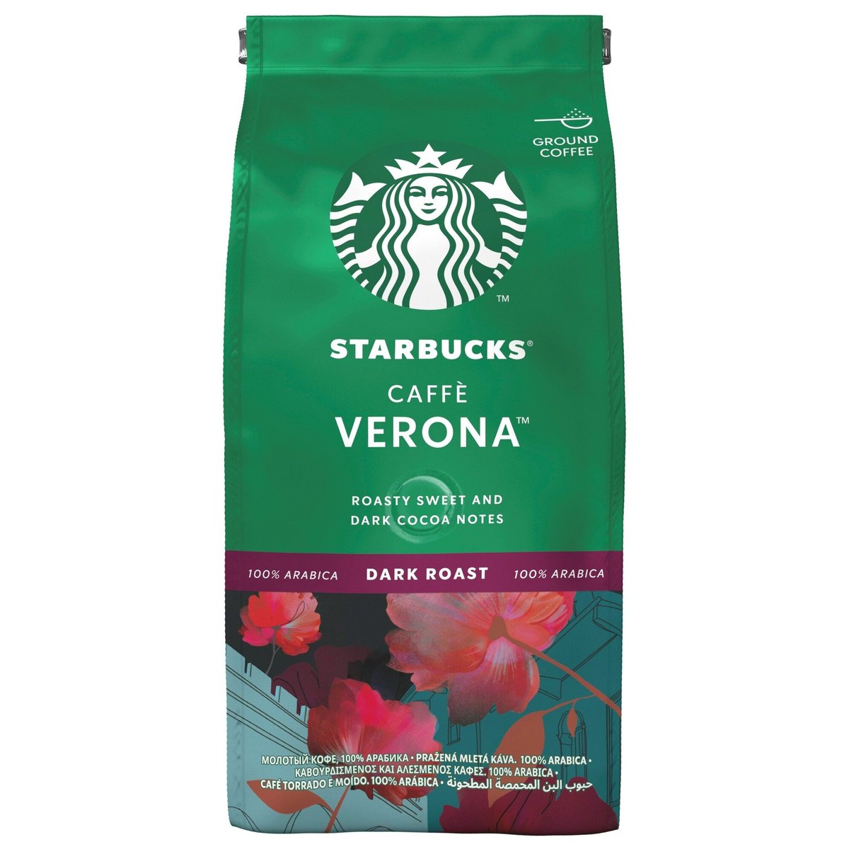 Starbucks Caffe Verona mletá káva v akci