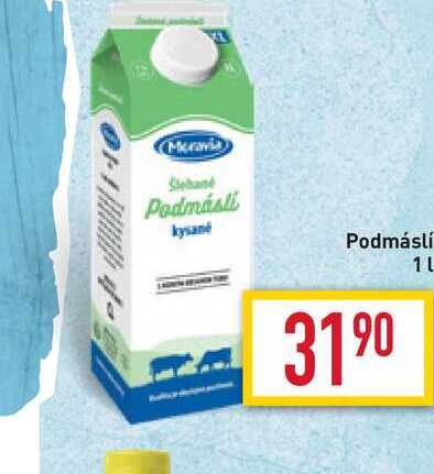 Podmáslí 1l v akci