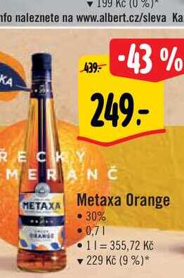Metaxa Orange • 30% 0,7 l