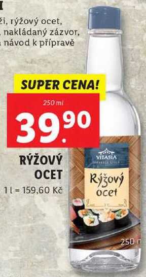 RÝŽOVÝ OCET, 250 ml