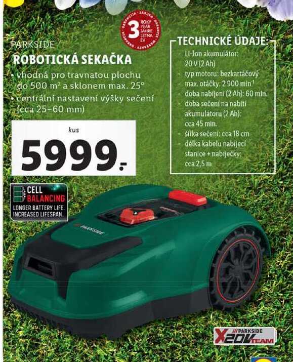 ROBOTICKÁ SEKAČKA 