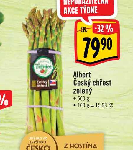 Albert Český chřest zelený 500 g