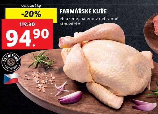 FARMÁŘSKÉ KUŘE, cena za 1 kg