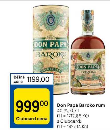 Don Papa Baroko 0.7l