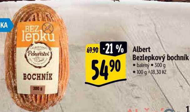 Albert Bezlepkový bochník, 300 g
