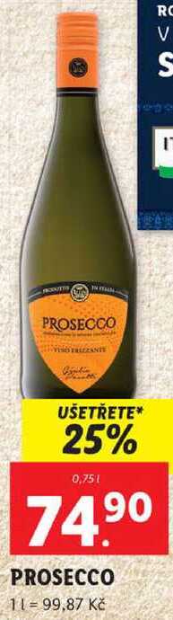 PROSECCO, 0,75 l