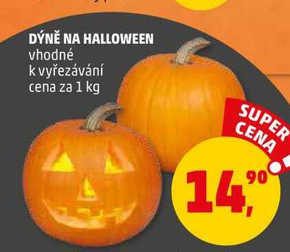 DÝNĚ NA HALLOWEEN vhodné k vyřezávání, 1 kg