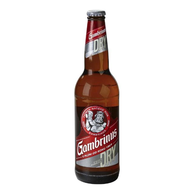 Gambrinus Dry pivo světlé výčepní