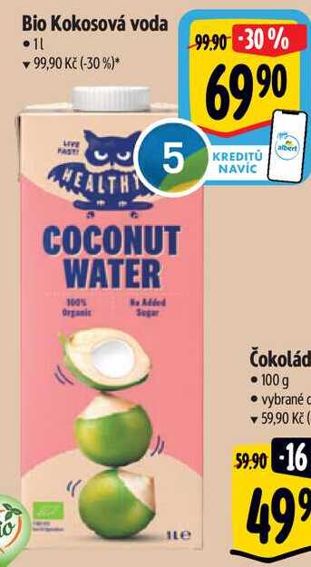 Bio Kokosová voda, 1 l