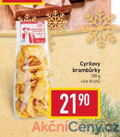 Cyrilovy brambůrky 100 g