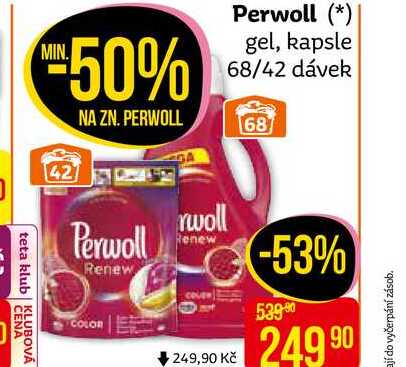 Perwoll Prací gel/kapsle v akci | AkcniCeny.cz