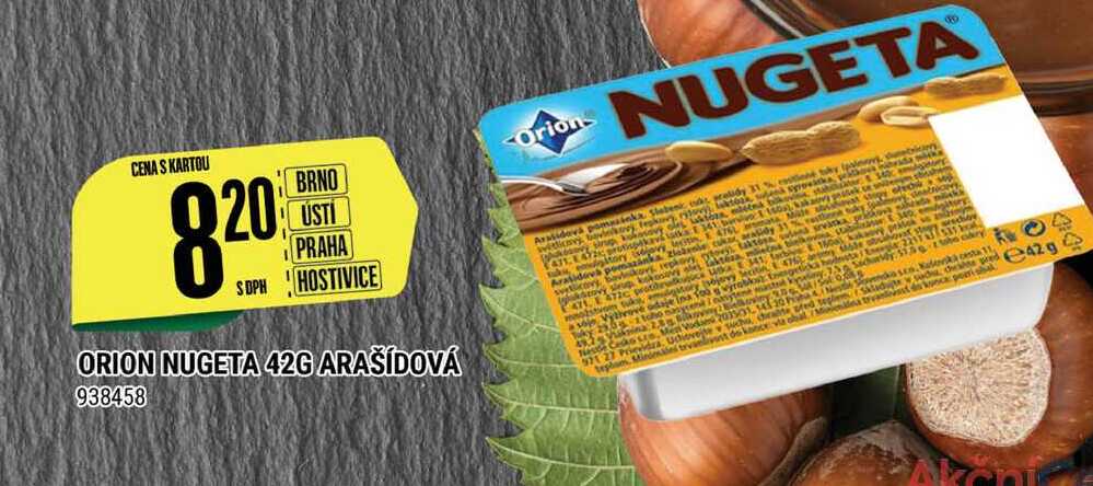 ORION NUGETA 42G ARAŠÍDOVÁ