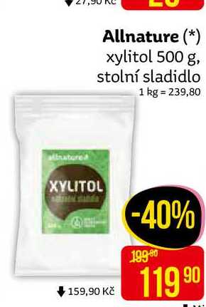 Allnature xylitol 500 g