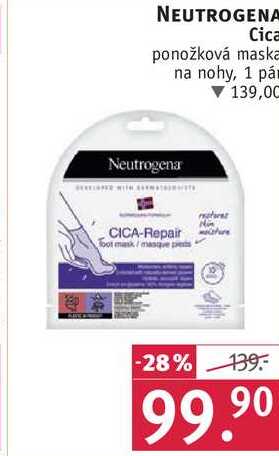 NEUTROGENA Cica ponožková maska na nohy, 1 pár