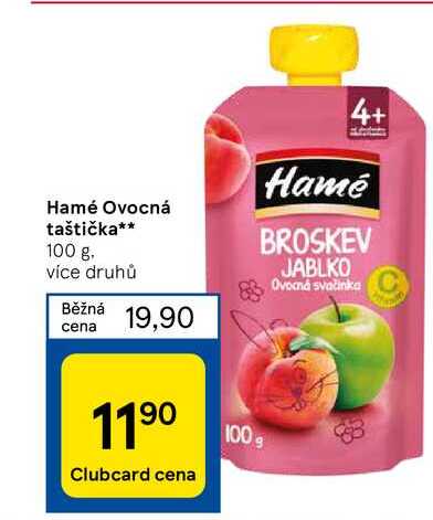 Hamé Ovocná taštička** 100 g