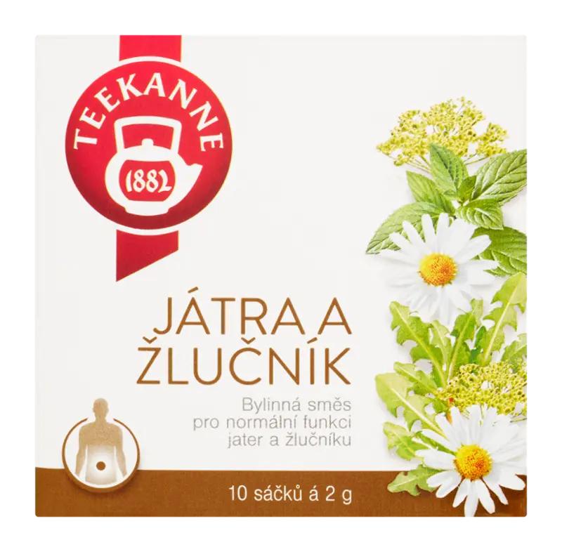 Teekanne Játra a žlučník, bylinná čajová směs, 10 sáčků 20 g