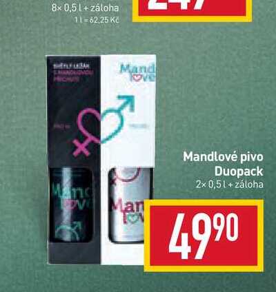 Mandlové pivo Duopack 2x 0,5l