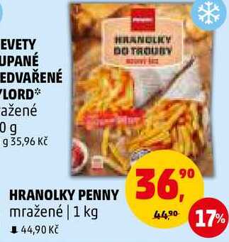 HRANOLKY PENNY mražené, 1 kg 