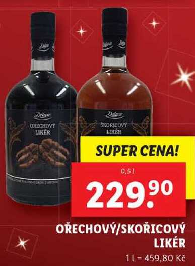 OŘECHOVÝ/SKOŘICOVÝ LIKÉR, 0,5 l