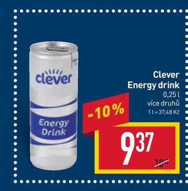 Clever Energy drink 0,25l