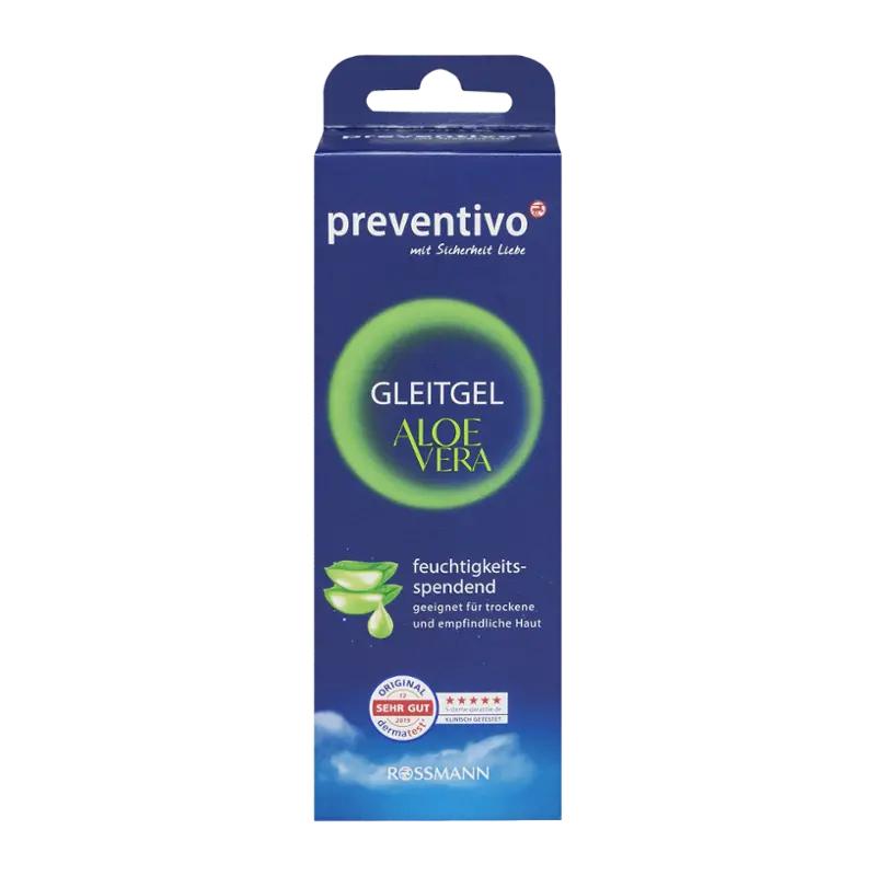 Preventivo Lubrikační gel s výtažky z Aloe Vera, 100 ml