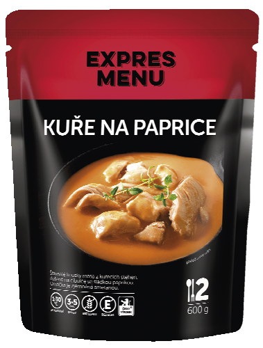 Expres menu Kuře na paprice, 2 porce 600g