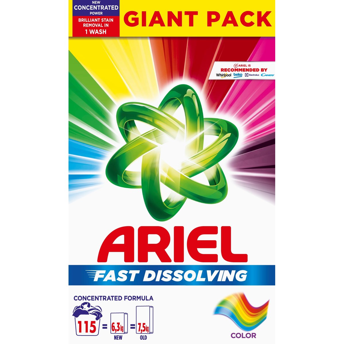 Ariel Color prací prášek (6,325 kg)