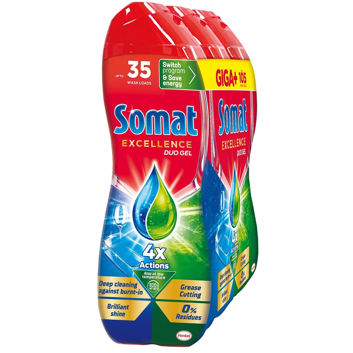 Somat Excellence gel do myčky 3x35 mytí