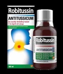 Robitussin Antitussicum na suchý dráždivý kašel 7,5 mg/5 ml sirup 100 ml