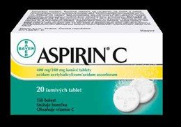 Aspirin C šumivé tablety 20 šumivých tablet