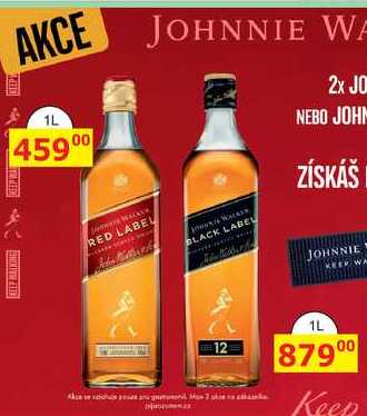 Johnnie Walker Red label skotská whisky, 1 l 