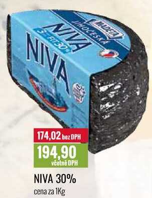 NIVA 30% cena za 1kg 