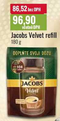 Jacobs Velvet refill 180 g 