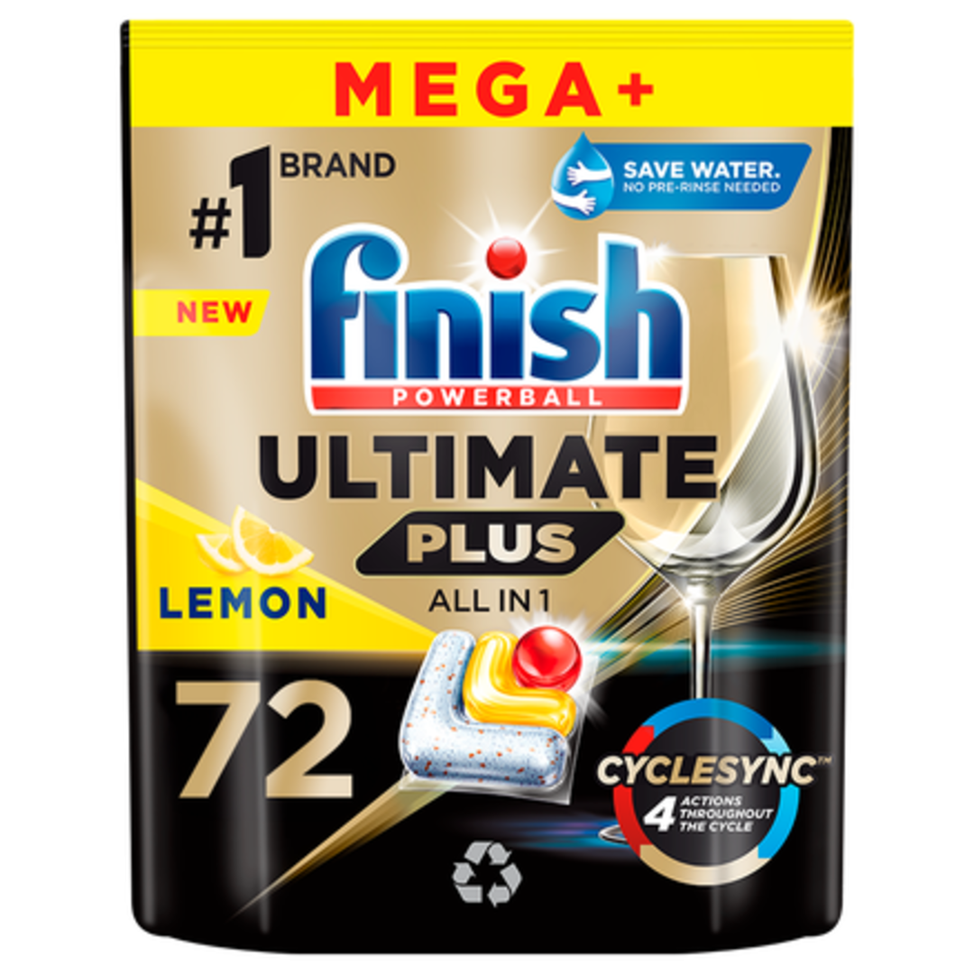 Finish Ultimate Plus All in 1 kapsle do myčky nádobí Lemon
