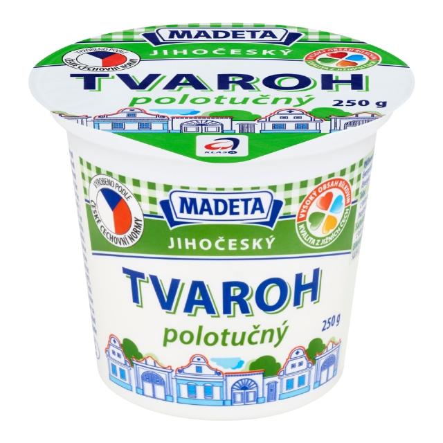 Madeta Jihočeský tvaroh polotučný