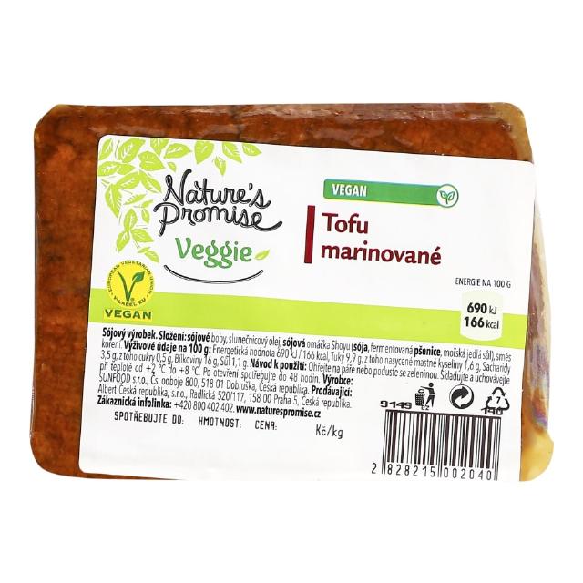 Nature's Promise Tofu marinované