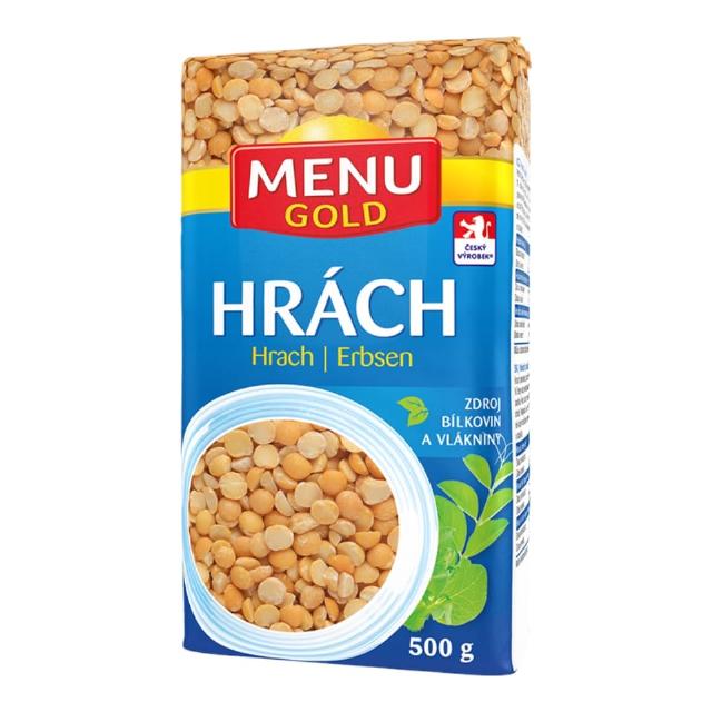 Menu Gold Hrách žlutý loupaný půlený