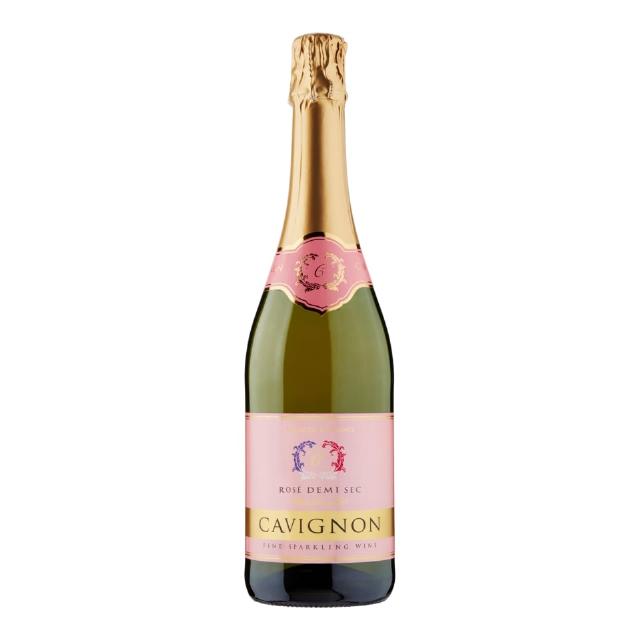 Cavignon Šumivé růžové víno Demi-sec