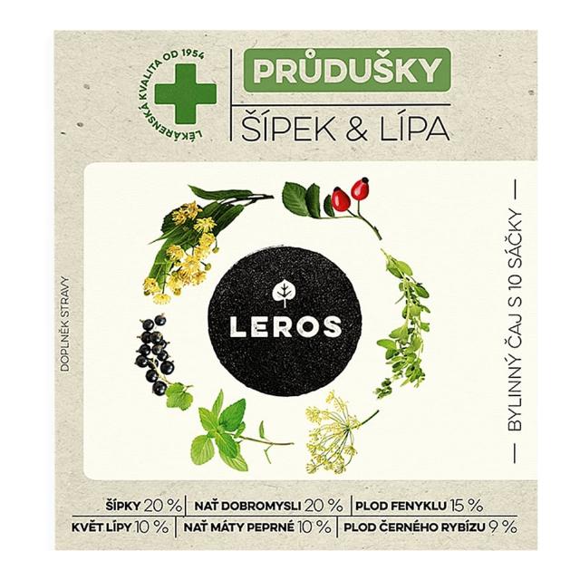 Leros Bylinkový čaj průdušky