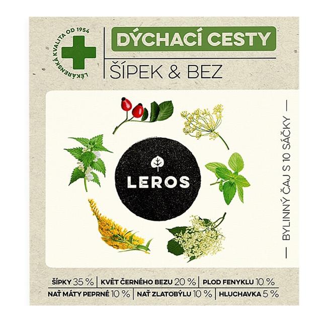 Leros Bylinkový čaj cesty dýchací