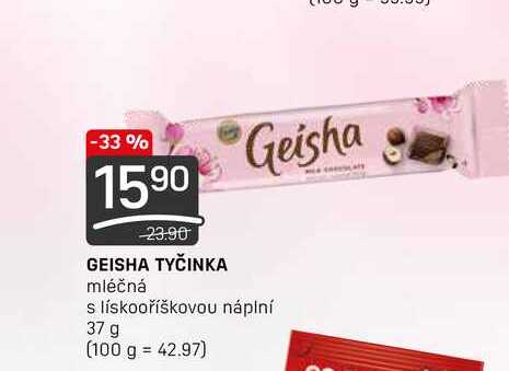 Geisha s lískooříškovou náplní 37 g