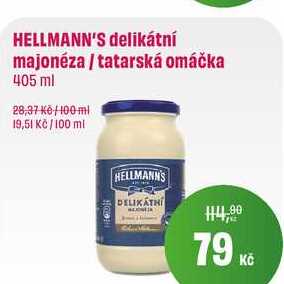 HELLMANN'S delikátní majonéza, 405 ml