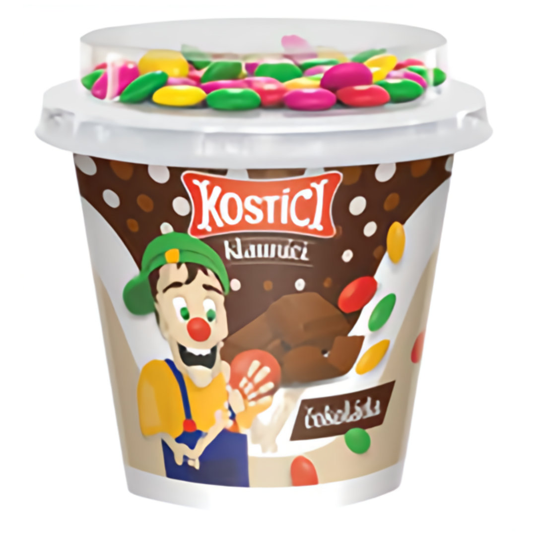 Kostíci Klauníci jogurt čokoládový