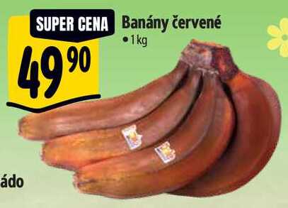 Banány červené, 1 kg