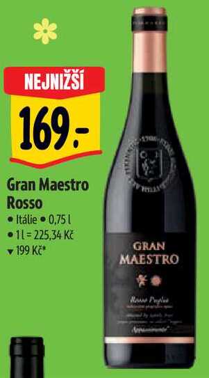 Gran Maestro Rosso, 0,75 l
