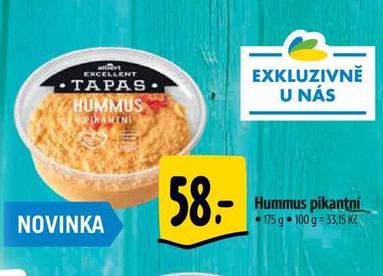   Hummus pikantní 175 g 