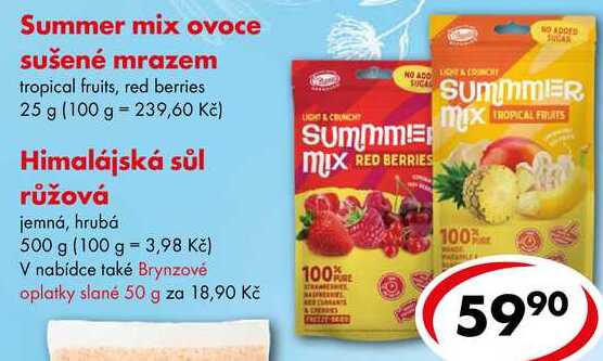 Summer mix ovoce sušené mrazem, 25 g