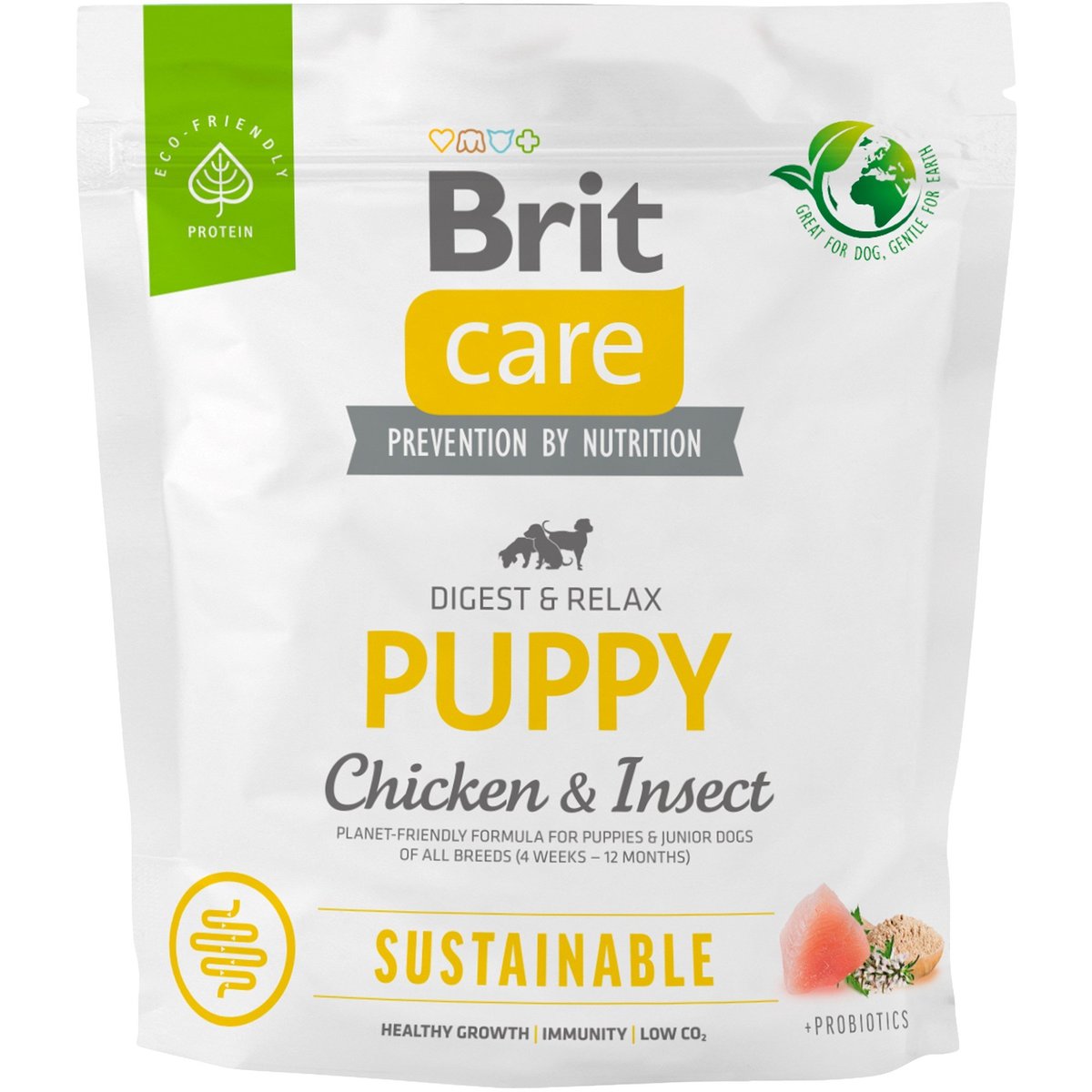 Brit Care Sustainable Chicken & Insect pro štěňata