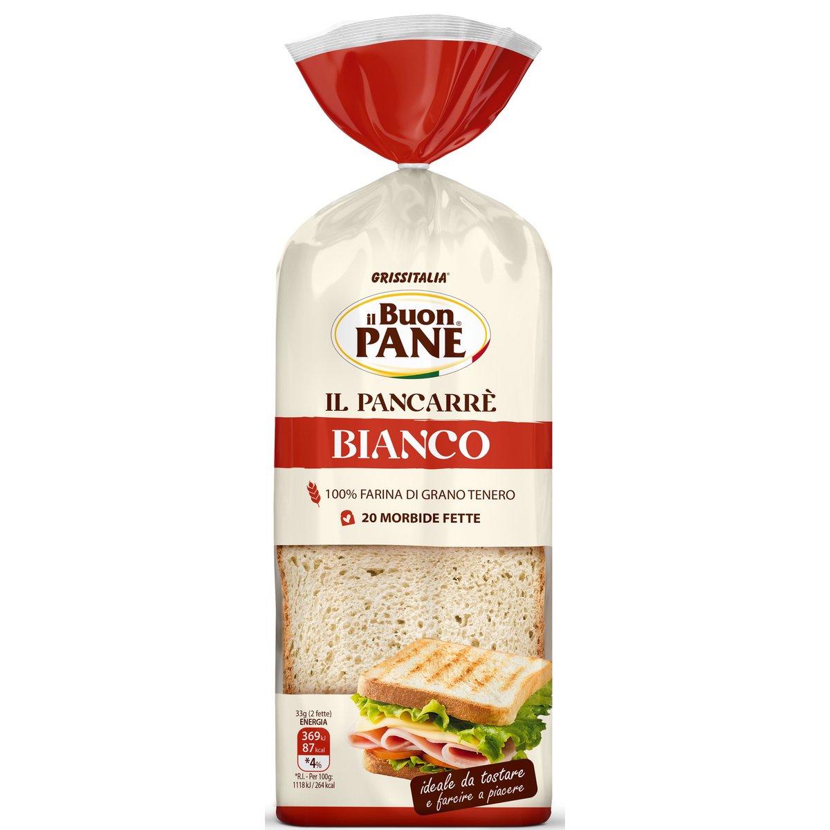 il Buon Pane Pancarre Toustový chléb světlý