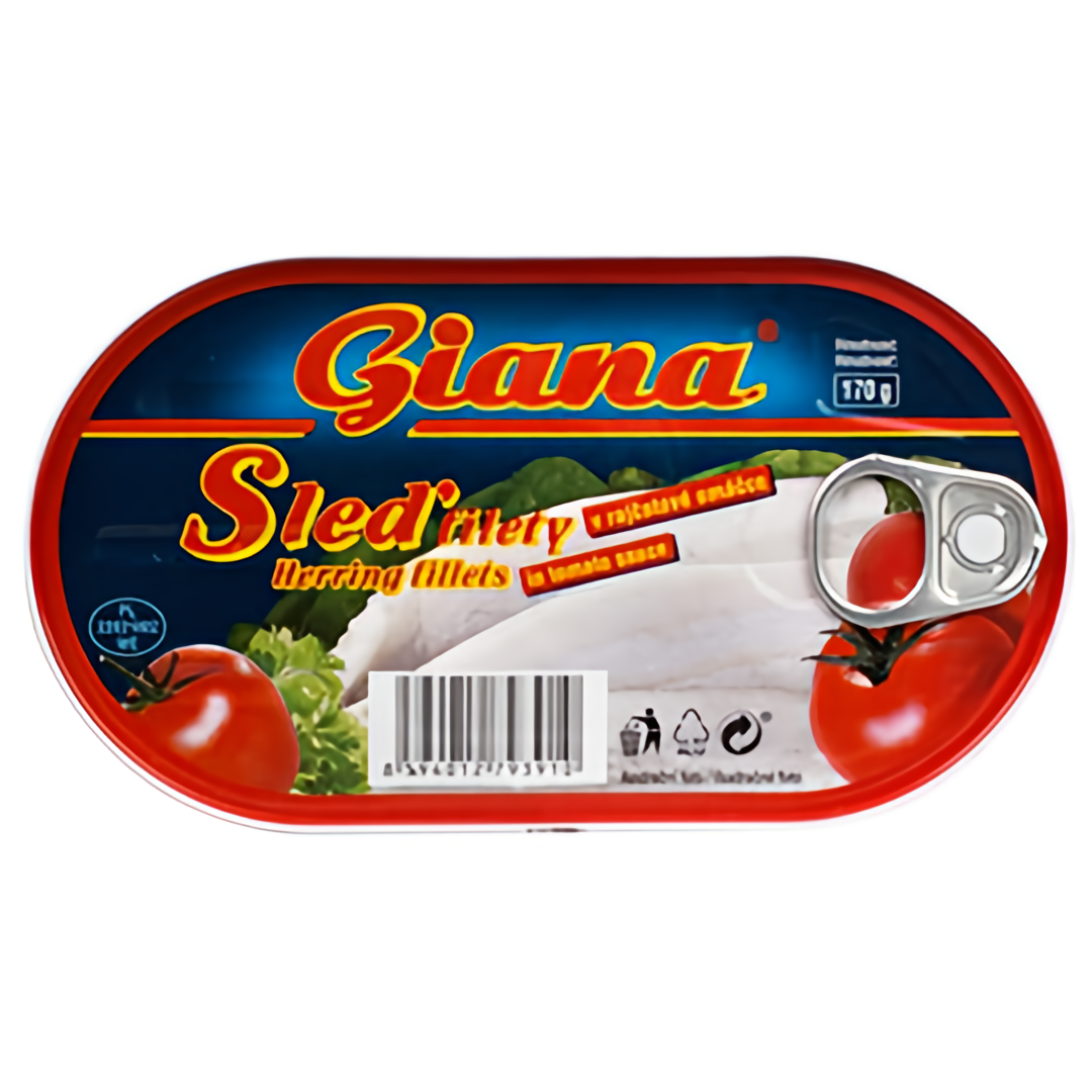 Giana Sleď filety v rajčatové omáčce